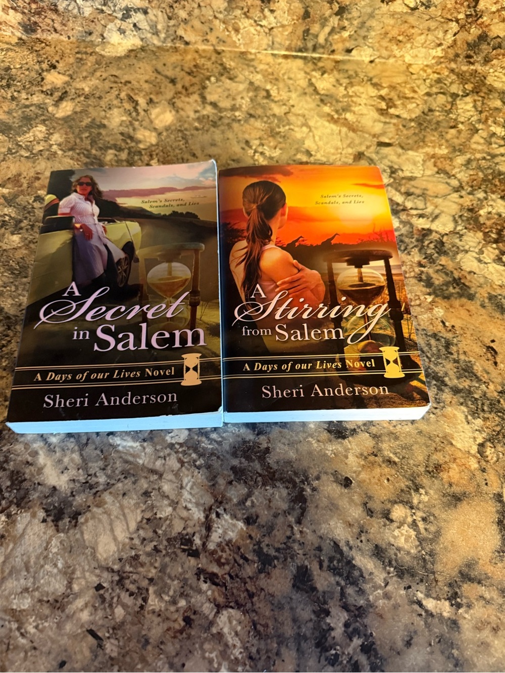 A Secret in Salem & A Stirring from Salem - Sheri Anderson (2 Paperback Books)